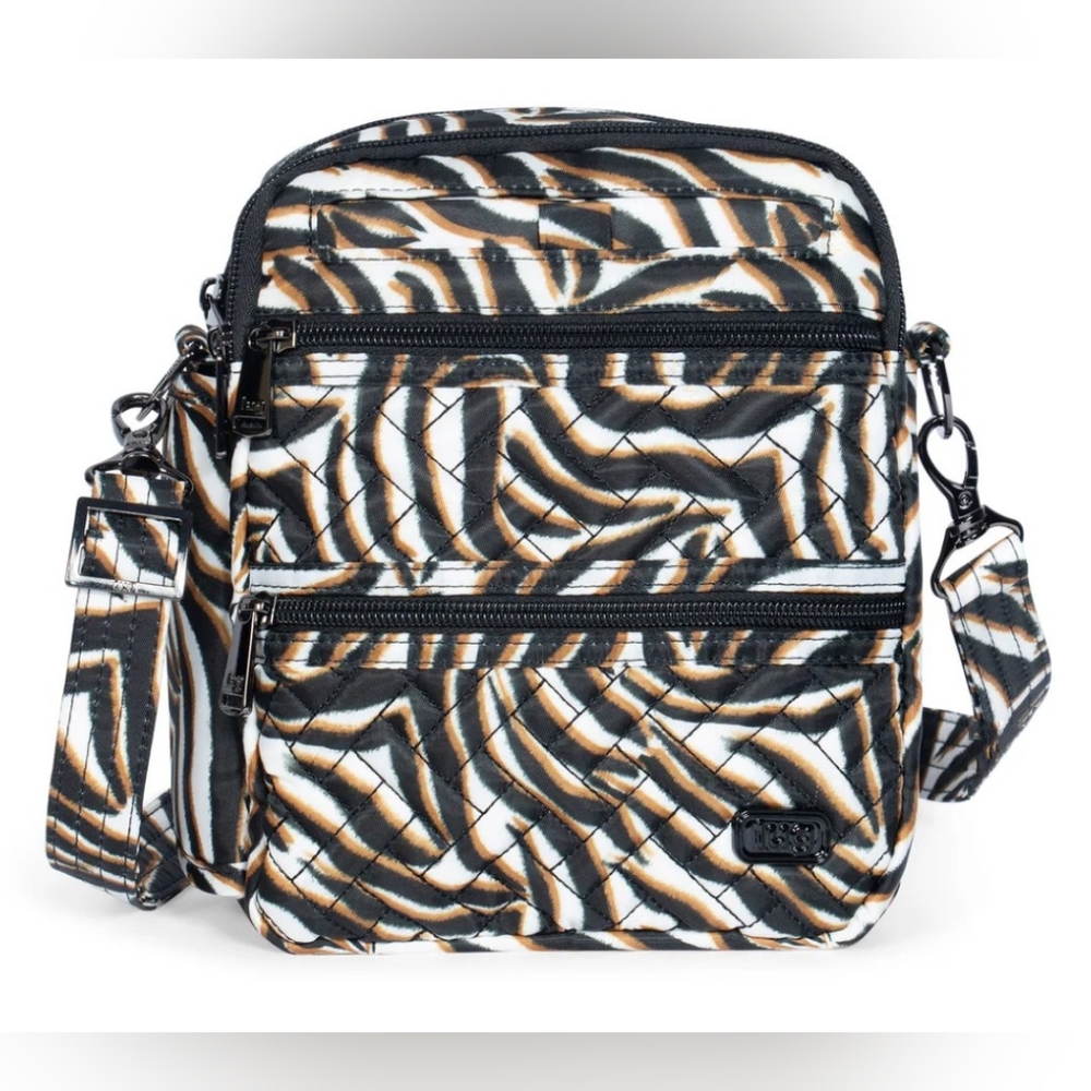NEW Lug Can Can XL Convertible Crossbody Belt Bag in Zebra Sand